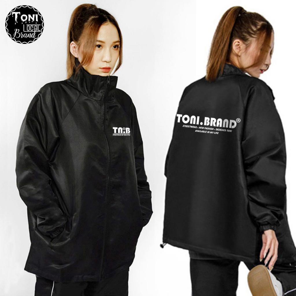 Áo Khoác Dù Local Brand Toni.Brand Jacket Mero 2 Lớp nam nữ form rộng Unisex