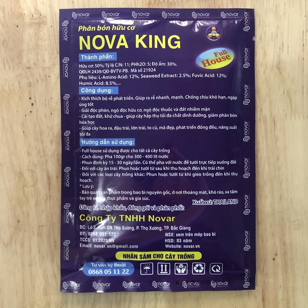 Phân bón hữu cơ Excellent 100g, ra rễ mạnh, giúp cây ra hoa, đậu trái, lớn trái, to củ, mã đẹp, phát triển đồng đều