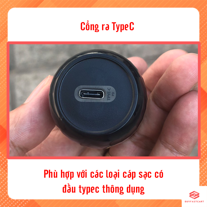 Củ sạc nhanh 18W Remax RP-T11 Màu Trắng - Cổng Ra Type C - Hàng chính hãng