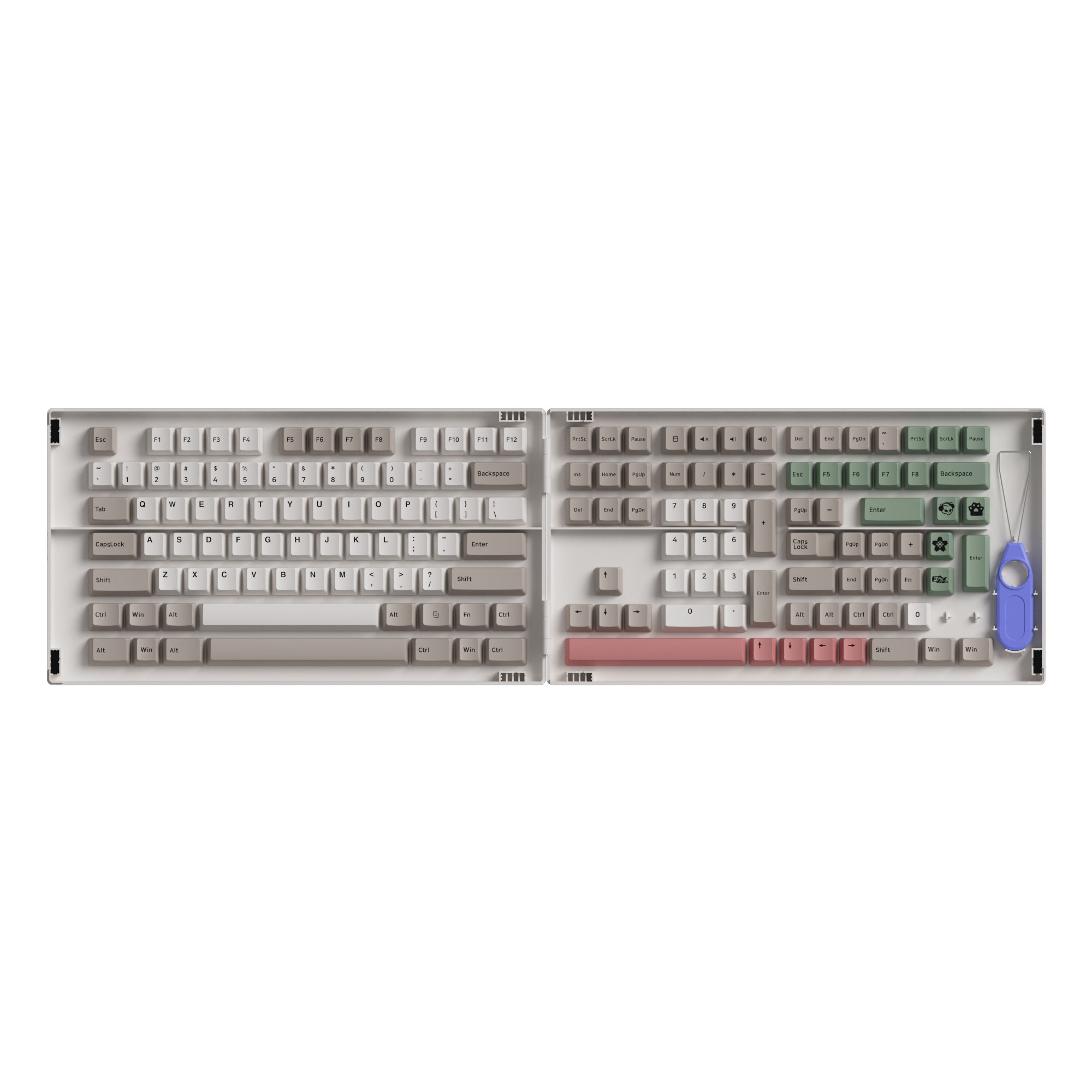 Nút bàn phím AKKO Keycap Set - 9009 (Cherry Profile) - Hàng Chính Hãng