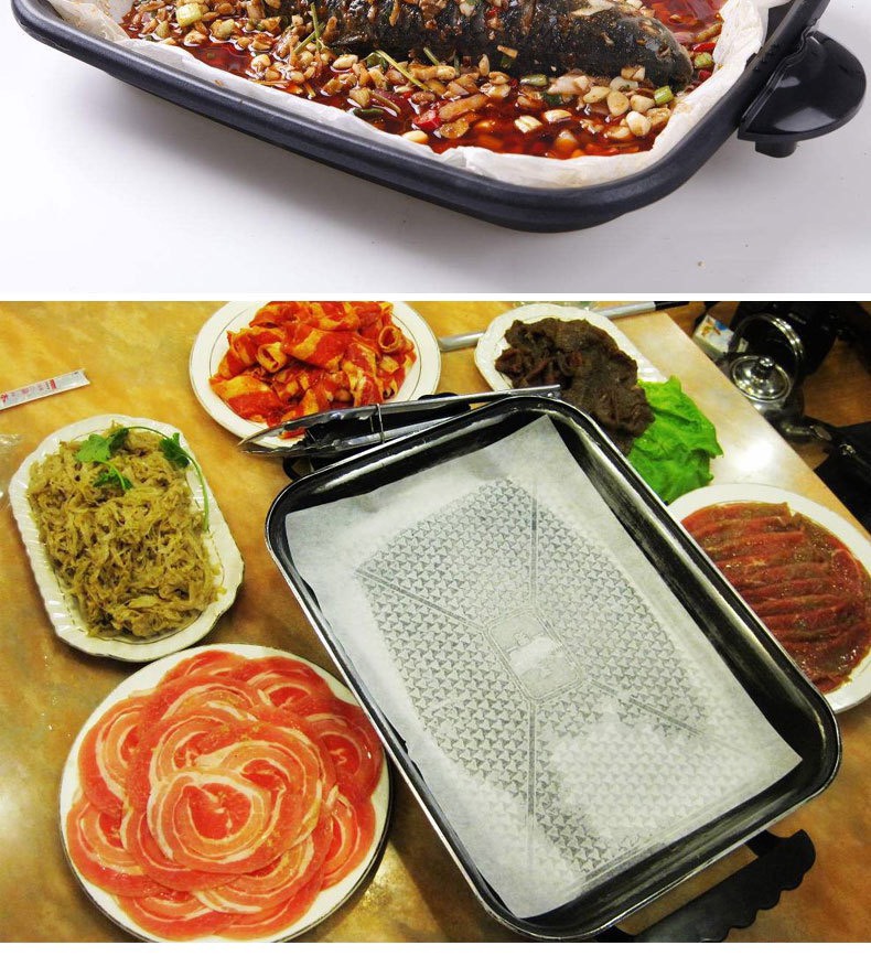 Sét 100 Giấy Thấm Dầu Ăn Chuyên Dụng Hình Vuông