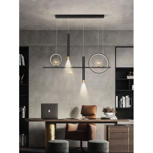Đèn thả phong thái Bắc Âu 3 hình thức năng lượng thiết kế hiện đại, Đèn decor, đèn bàn ăn, đèn tô điểm - KN04 DT