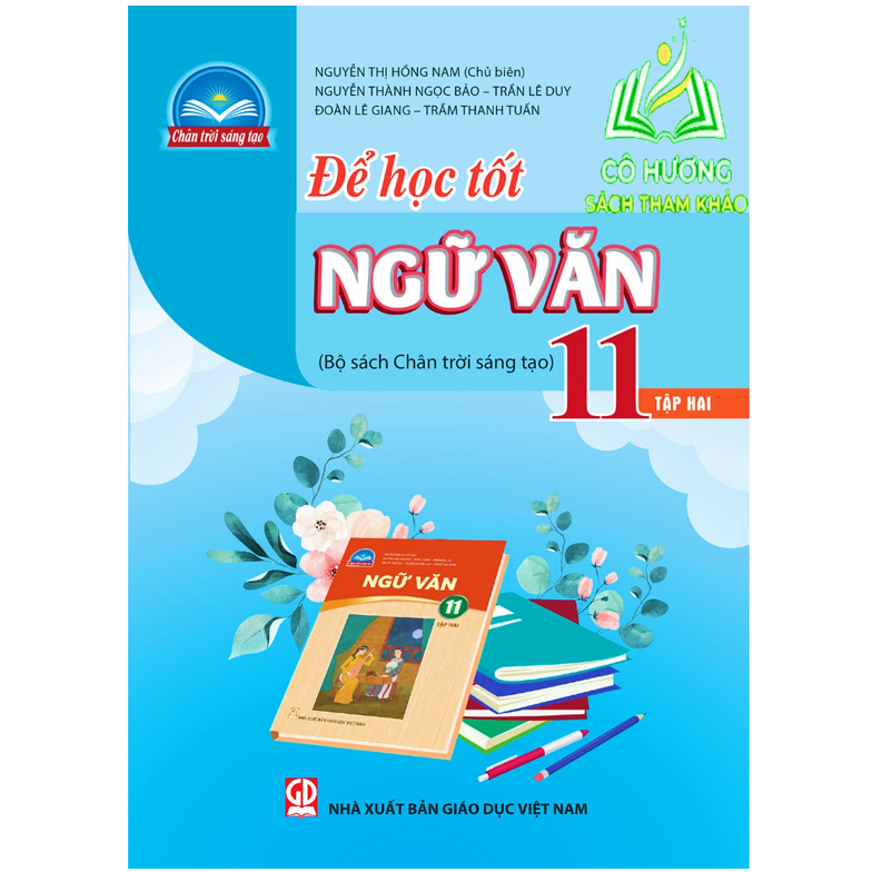 Sách - Combo Để học tốt Ngữ văn 11 - tập 1 + 2 (chân trời sáng tạo) - 2023