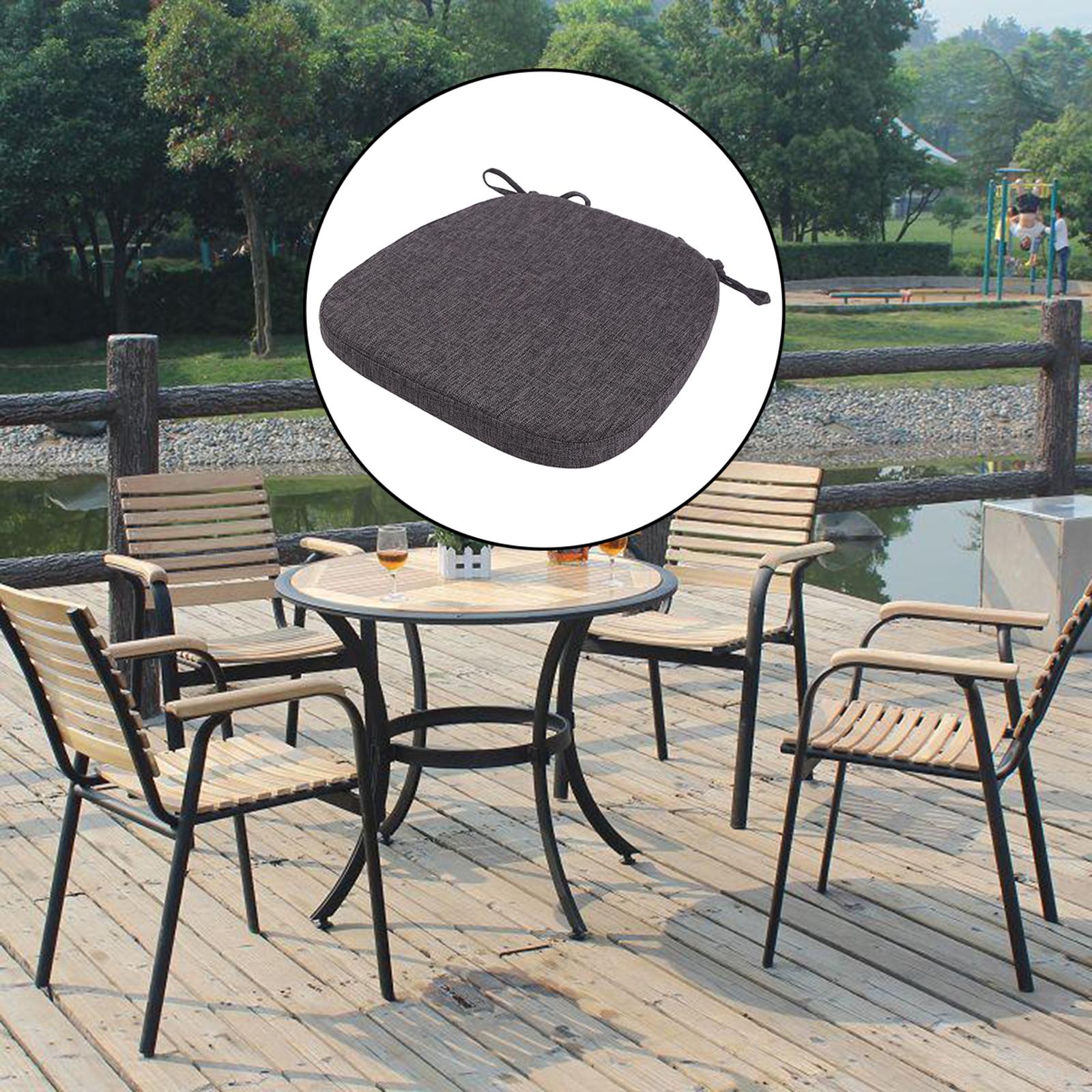 Chair Seat Cushion Pad Office Home Chair Cushion Chair Pad Black Grey