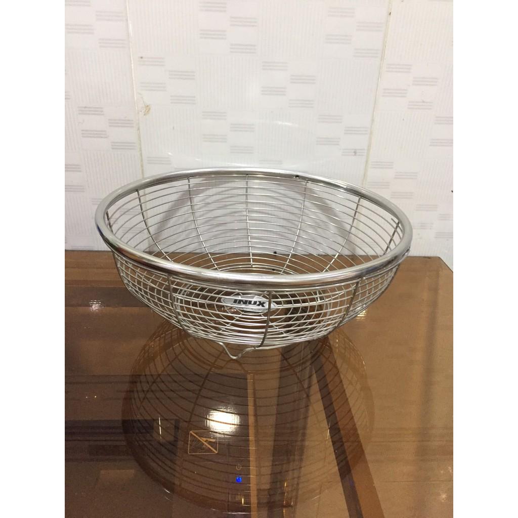 Rổ nan thưa inox để rau củ quả