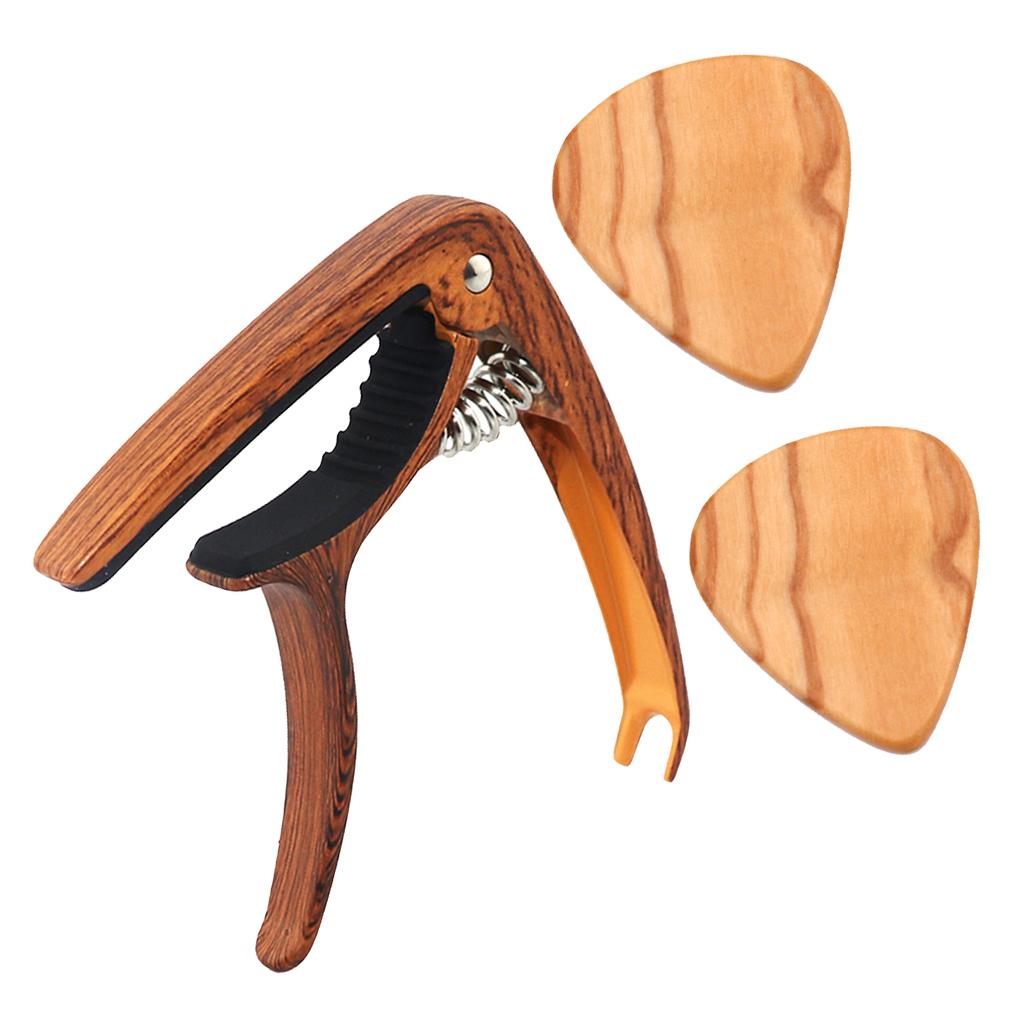 Guitar Capo Chỉnh Kẹp Ngón Tay Phím cho Guitar Cổ Điển Bass Ukulele