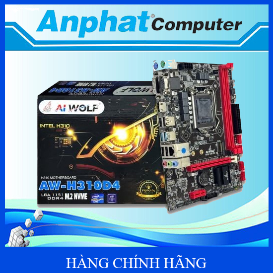 Bo Mạch Chủ Mainboard AIWOLF H310 D4 Socket LGA1151 – Hàng Chính Hãng
