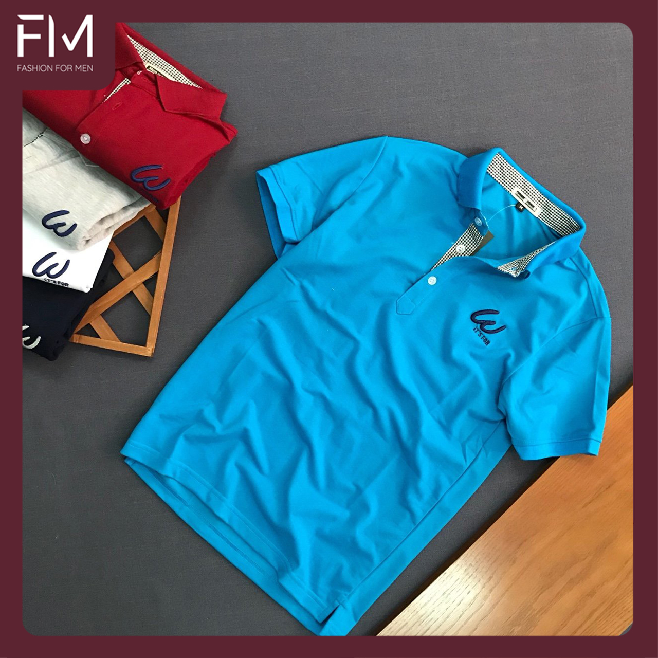 Áo Polo nam cổ bẻ ngắn tay, chất liệu vải cá sấu cotton cao cấp, trẻ trung, năng động – FORMEN SHOP – FMPS041 - XÁM - L