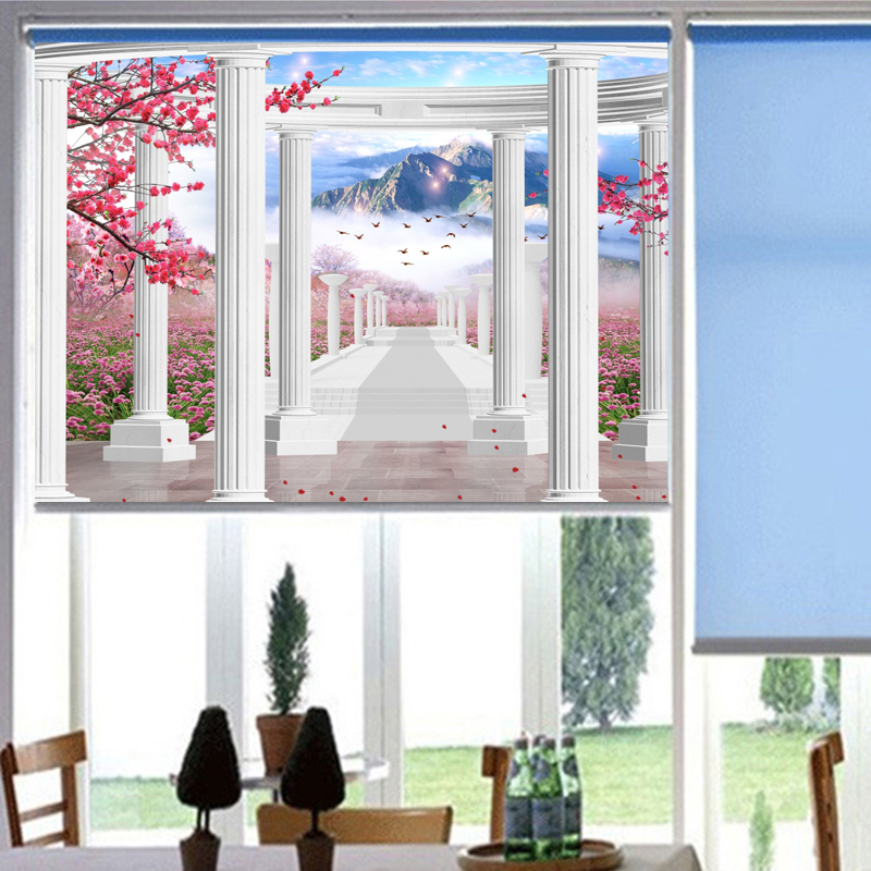Màn cuốn in tranh 3D MCT-3D-37 Cao1m6