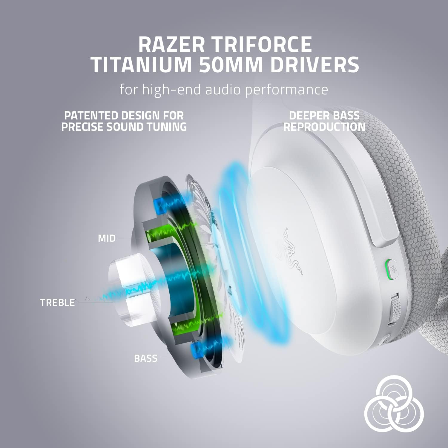 Tai nghe Razer Barracuda-Wireless Multi-platform Gaming and Mobile Headset_Mới, hàng chính hãng