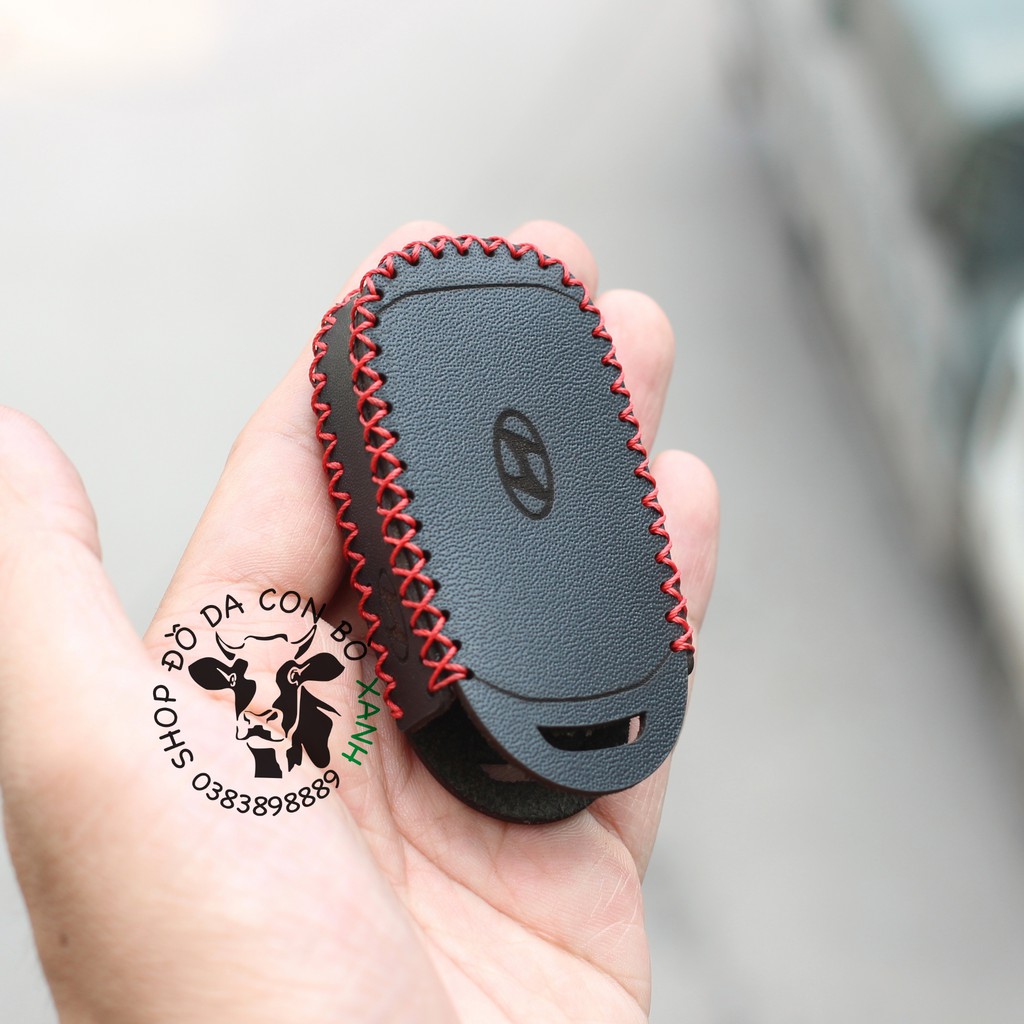 Bao da danfh cho chìa khoá Hyundai Palisade handmade da thật