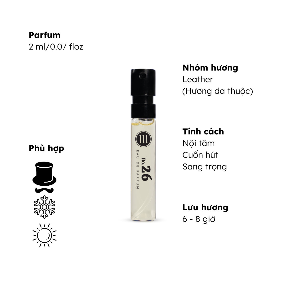 Nước hoa nam nữ Morra nguyên liệu nhập Pháp lưu hương thơm lâu - Combo 5 chai 2ml (COMBO 8)