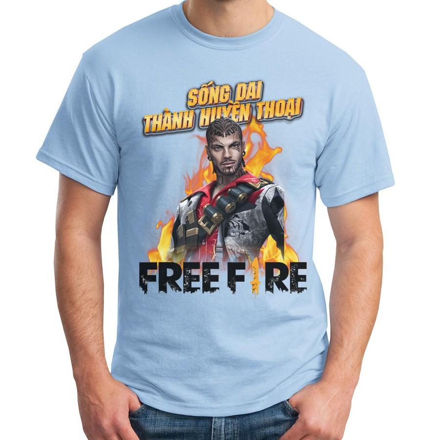Áo thun Game Free Fire - Form rộng BIGSIZE AZ F2018