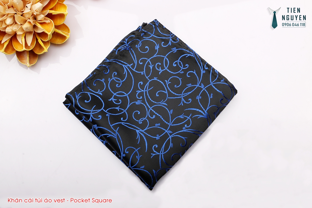 Khăn Cài Túi Áo Vest - Pocket Square - Phụ Kiện Cài Áo đỏ retro