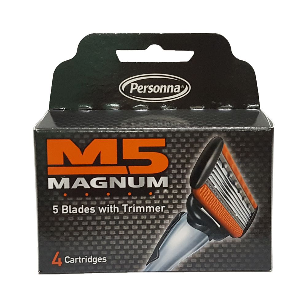 Hộp 4 đầu cạo 5 lưỡi Personna M5 magnum - Hàng nhập khẩu Mỹ