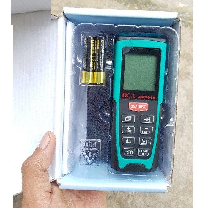 MÁY ĐO KHOẢNG CÁCH TIA LASER 5V DÙNG PIN 1.5V ADF04-80 DCA - HÀNG CHÍNH HÃNG