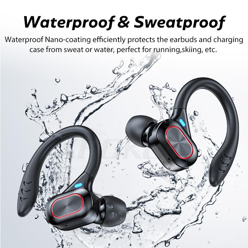 TWS Tai Nghe Nhét Tai Bluetooth-Tương Thích Với Micro Thể Thao Tai Màn Hình Hiển Thị Đèn LED Không Dây Tai Nghe Tai Nghe Nhét Tai Chống Nước Tai Nghe