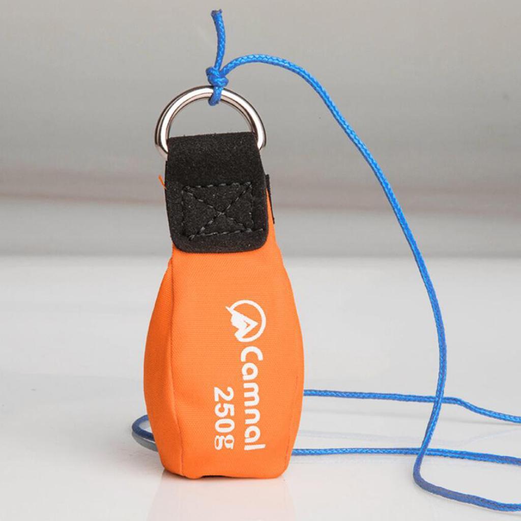 250g Arborist Throw Weight Bag Tree Climbing Rigging Equipment  Orange