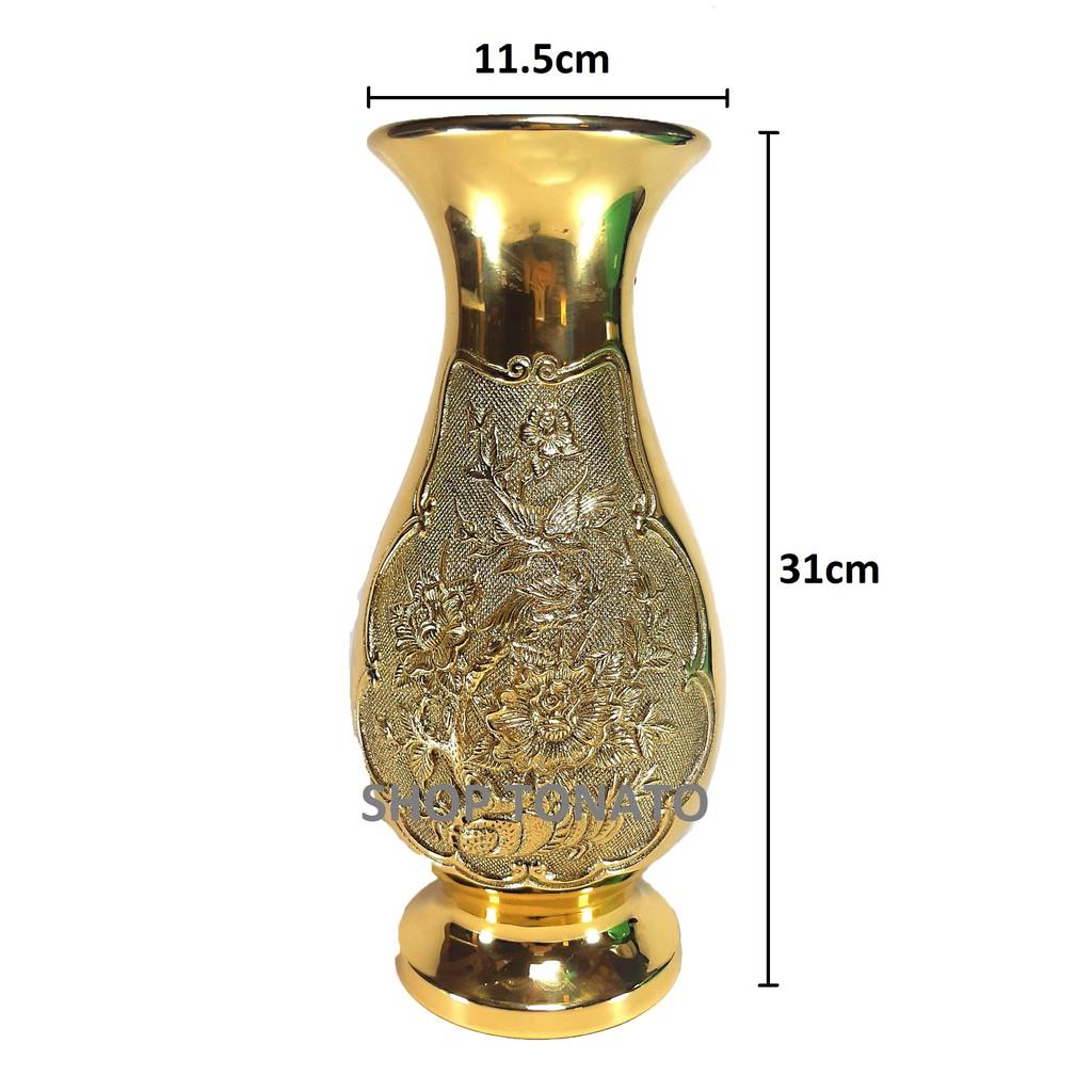 BÌNH BÔNG,LỌ HOA ĐỒNG CÚC LỚN CAO 31CM