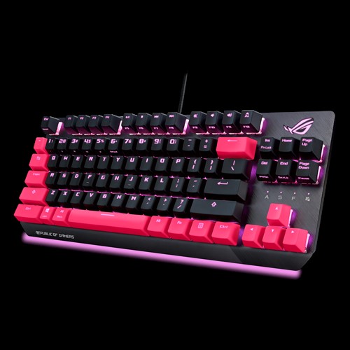 Bàn phím cơ Asus ROG Strix Scope TKL Red Electro Punk - Hàng Chính Hãng