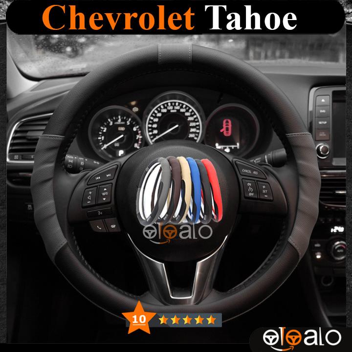 Bọc vô lăng da PU dành cho xe Chevrolet Tahoe cao cấp SPAR - OTOALO