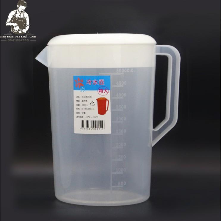 Ca Nhựa 5000ml Có Nắp, Ca 5L