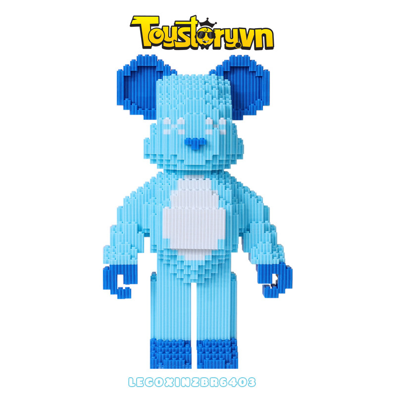 Đồ chơi lắp ráp, mô hình lắp ráp gấu Bearbrick size 33-35cm nhiều màu (tặng kèm búa)  *** Nhận lắp sẵn