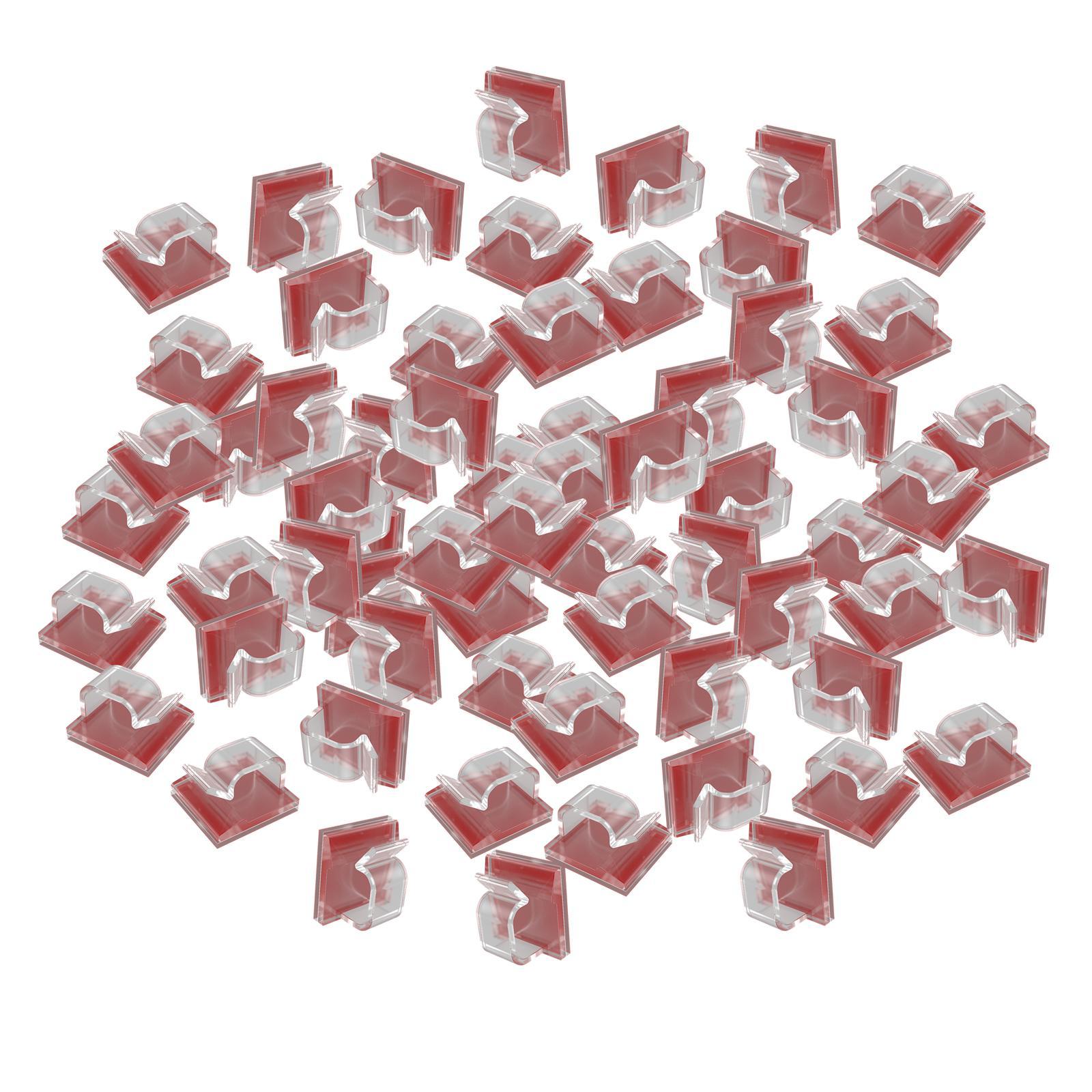 100Pcs Cable Clip Cords Management Self Gluey Supplies Cord Organizer Holder Wire Clamp for Blenders Juicer Pressure Cookers Coffee Maker