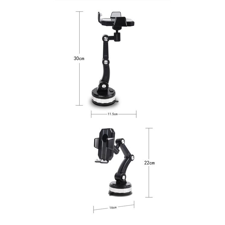 Giá đỡ điện thoại 4.7-6.8 Inch đa góc có giác hút cho xe hơi