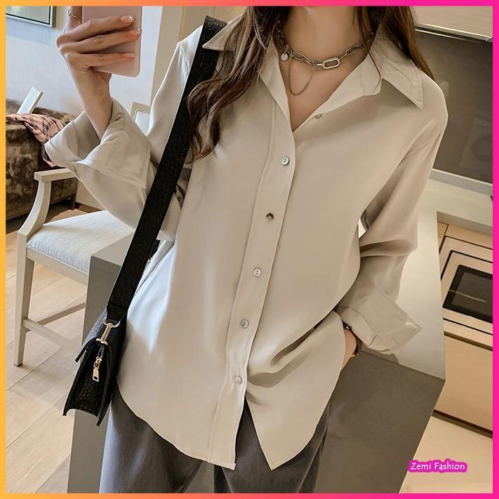 Áo Sơ Mi Nữ Tay Dài Thời Trang Công Sở