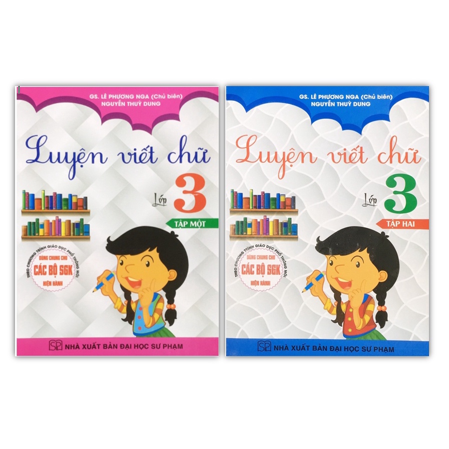 Sách - Luyện viết chữ lớp 3 Tập 1+ Tập 2 ( theo chương trình giáo dục phổ thông mới)