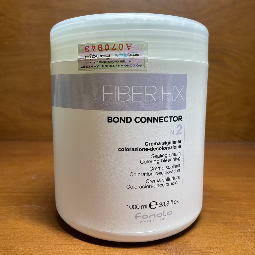 Dầu xả phục hồi tóc Fiber Fix Bond Connector N.2 Sealing Cream Colouring Bleaching FANOLA 1000ml