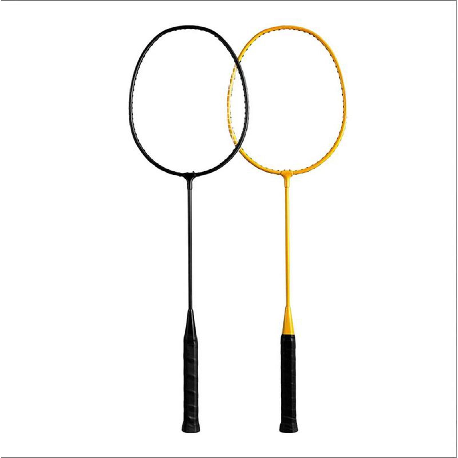 Badminton Rackets 2Pcs Badminton Equipment for Beach Indoor Outdoor Backyard