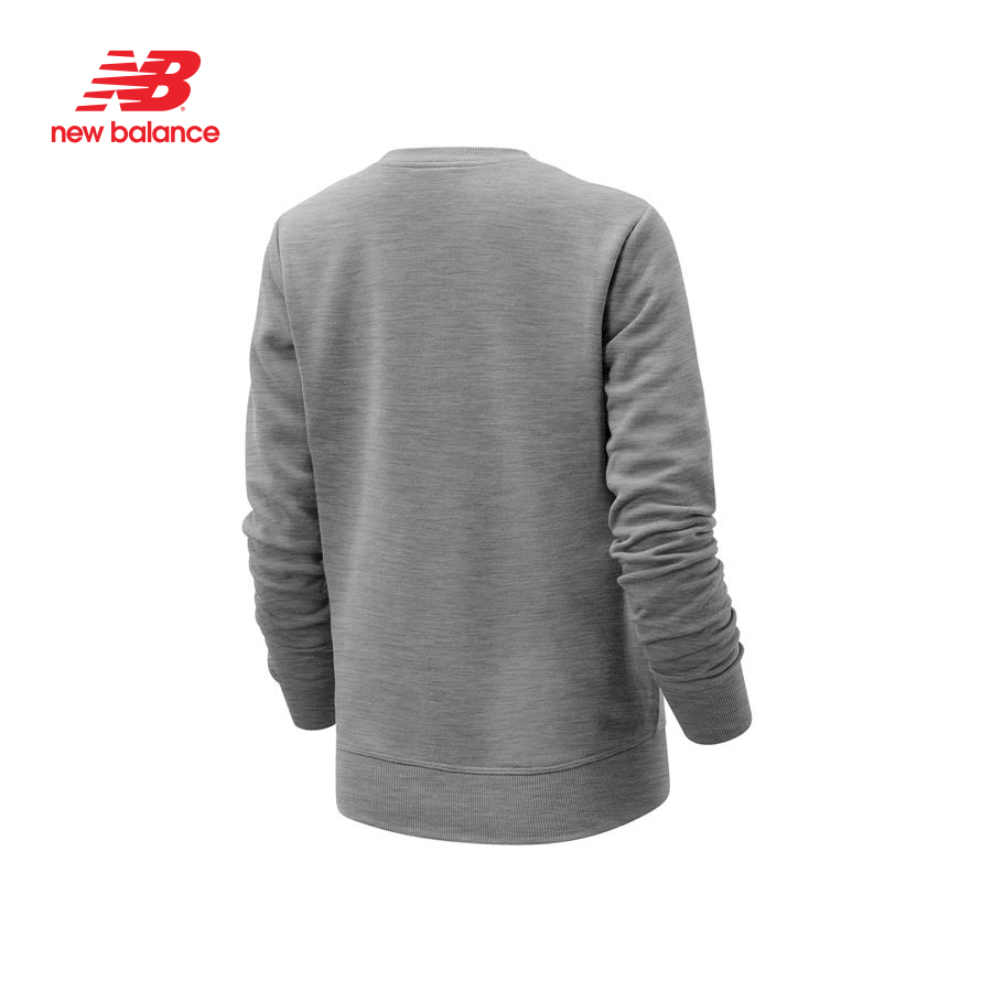 Áo nỉ thời trang nữ New Balance LIFESTYLE SWEATSHIRTS W ATHLETIC GREY - WT03811AG (form quốc tế)