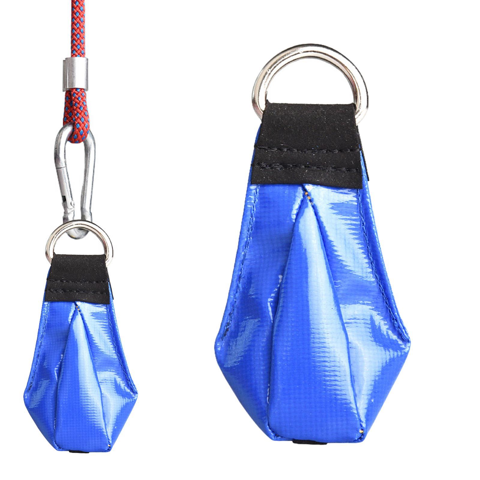 Climbing Rock Throw Weight Bag Working Throwing Rope Pouch Arborist Blue