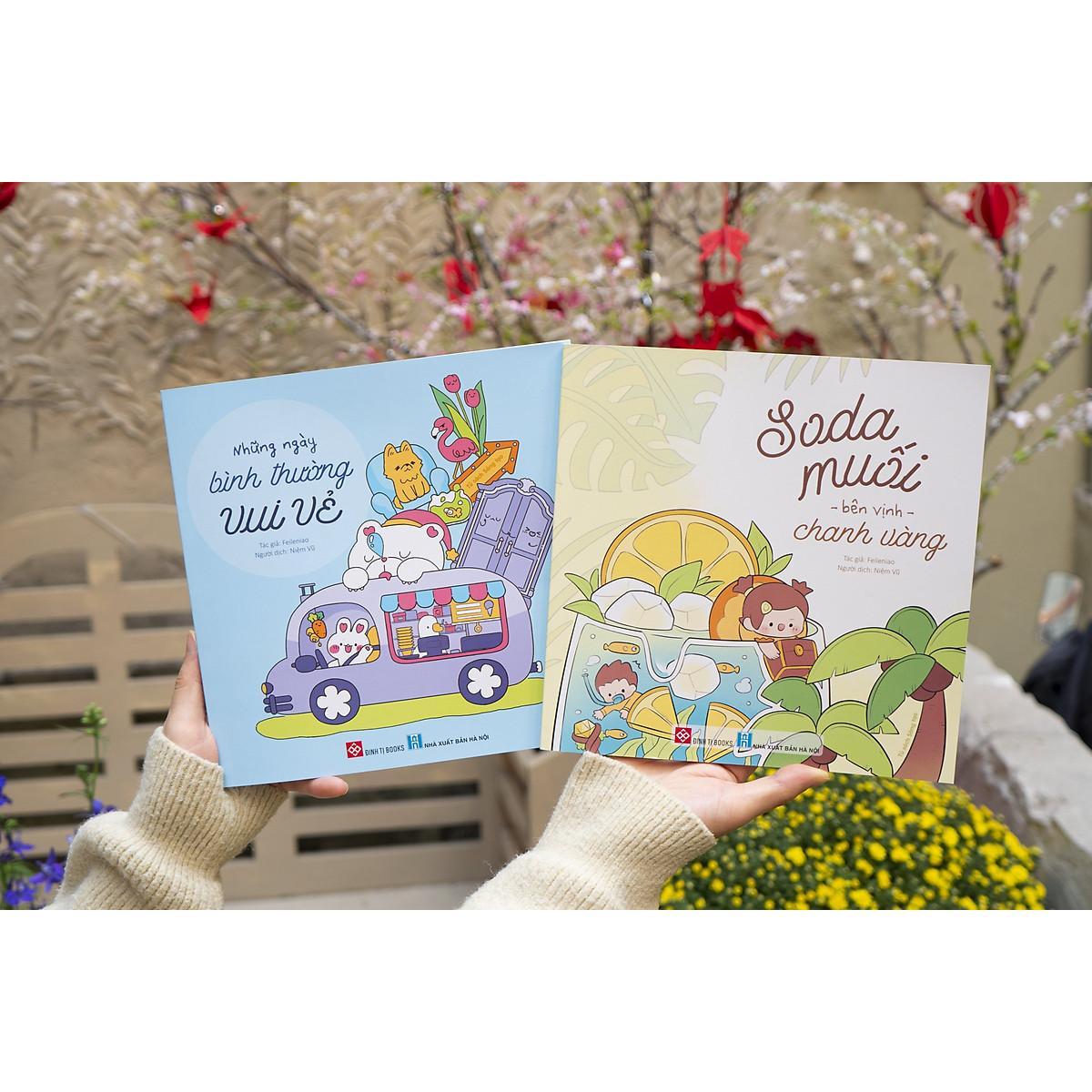 Sách - Những Ngày Bình Thường Vui Vẻ + Soda Muối Bên Vịnh Chanh Vàng - Đinh Tị Books