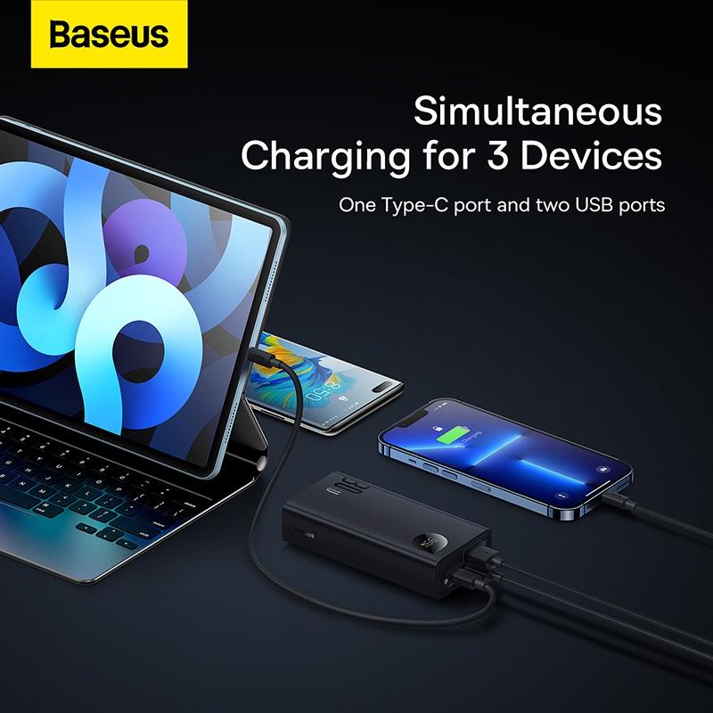 Pin sạc dự phòng Baseus Adaman2 Digital Display Fast Charge Power Bank 30W（With Simple Series Charging Cable USB to Typ (Hàng chính hãng