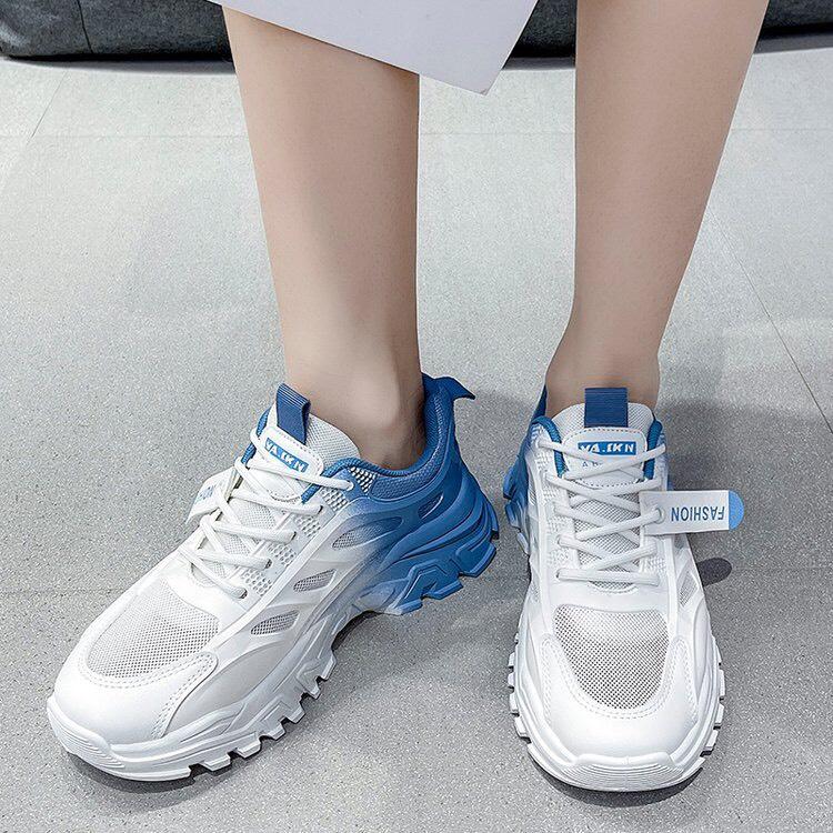 Giày sneakers thể thao nữ FAROSA giày thể thao độn đế gót phối màu siêu hót trend của năm