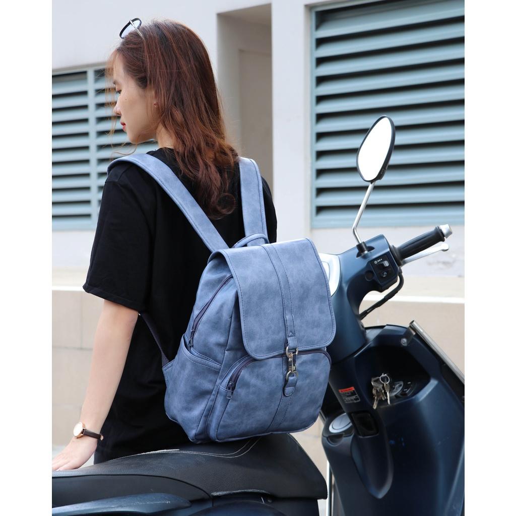 Balo thời trang nữ, đi học, đi chơi, đi làm, chất da tổng hợp cao cấp - BOM