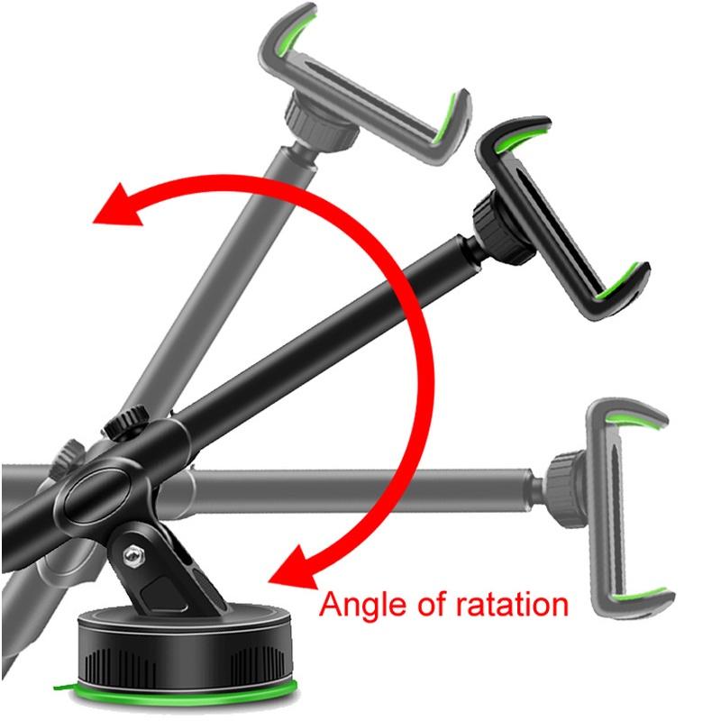 Giá đỡ điện thoại trên ô tô xoay đa chiều - dạng kính thiên văn (hot...)