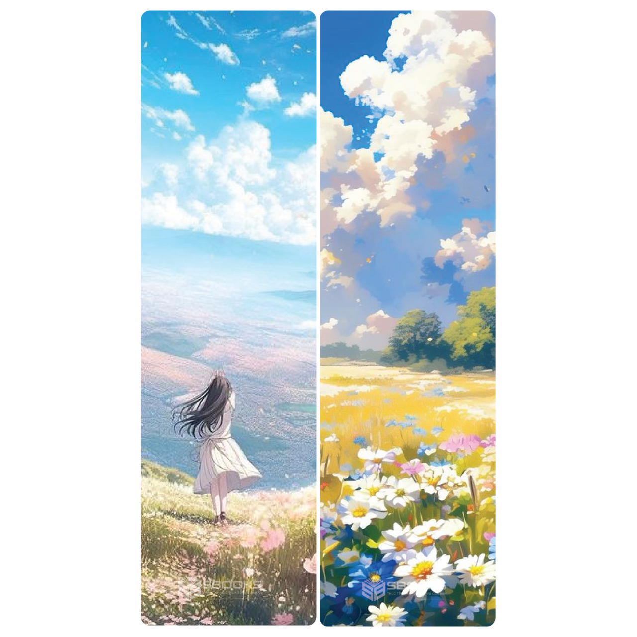 10 Cái Bookmark Kẹp Sách, Dấu Trang Hoạ Tiết Phong Cảnh Thơ Mộng, Đáng Yêu - SBOOKS