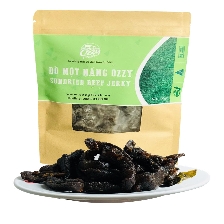 - Khô Bò Úc Một Nắng Ozzy 100g