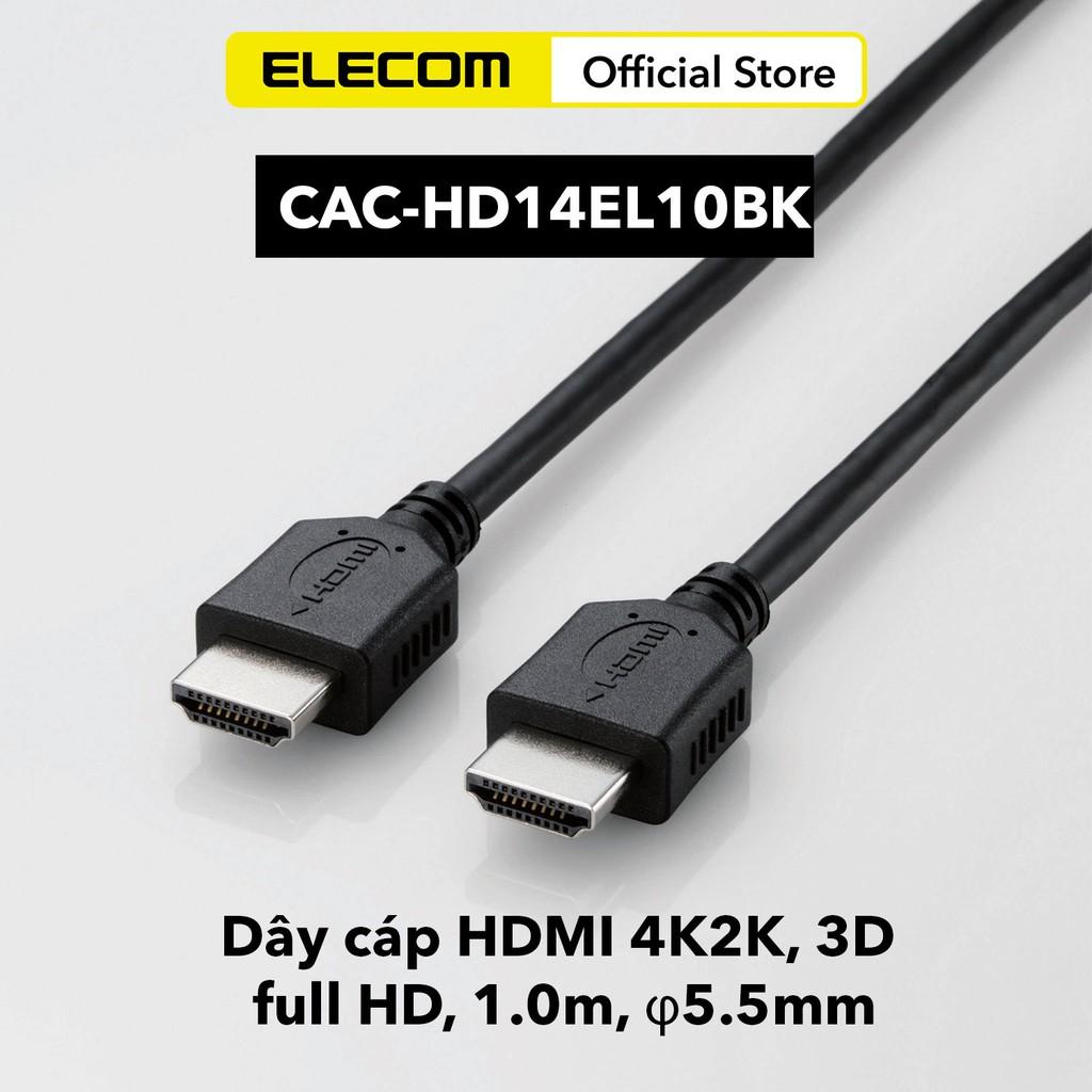 Dây Cáp HDMI 4K2K 3D Full HD Elecom CAC-HD14EL10BK CAC-HD14EL15BK CAC-HD14EL50BK- Hàng chính hãng