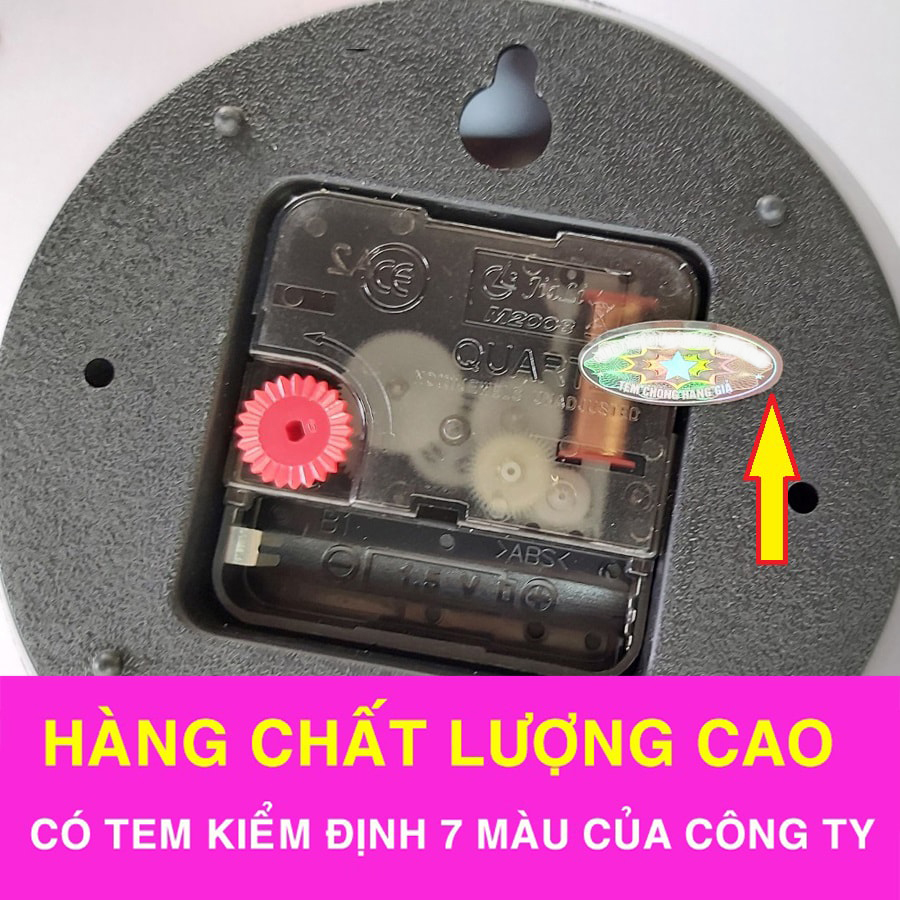 Đồng hồ Decor hình cây và chim 60 x 60 x 5 cm