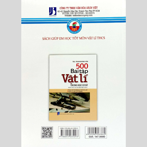 500 Bài Tập Vật Lí Trung Học Cơ Sở (Dùng Cho Các Bộ SGK Hiện Hành)