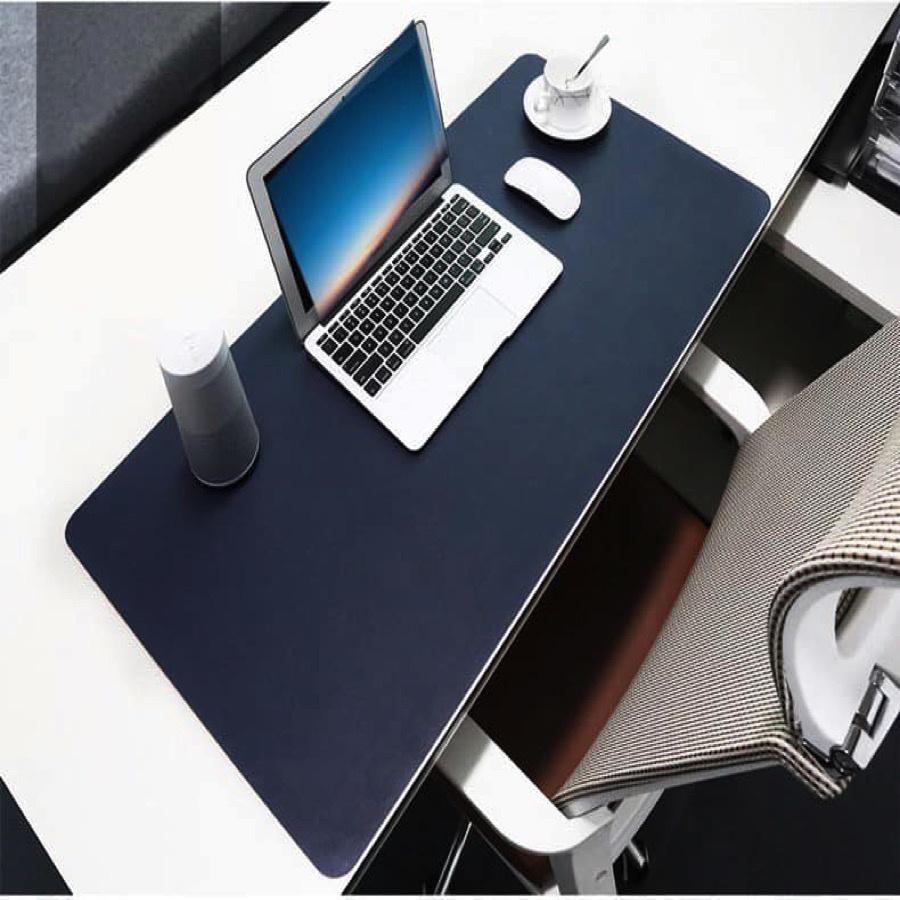 Thảm Trải Bàn Làm Việc DeskPad Da Cỡ Lớn Kiêm Miếng Lót Chuột Size Lớn