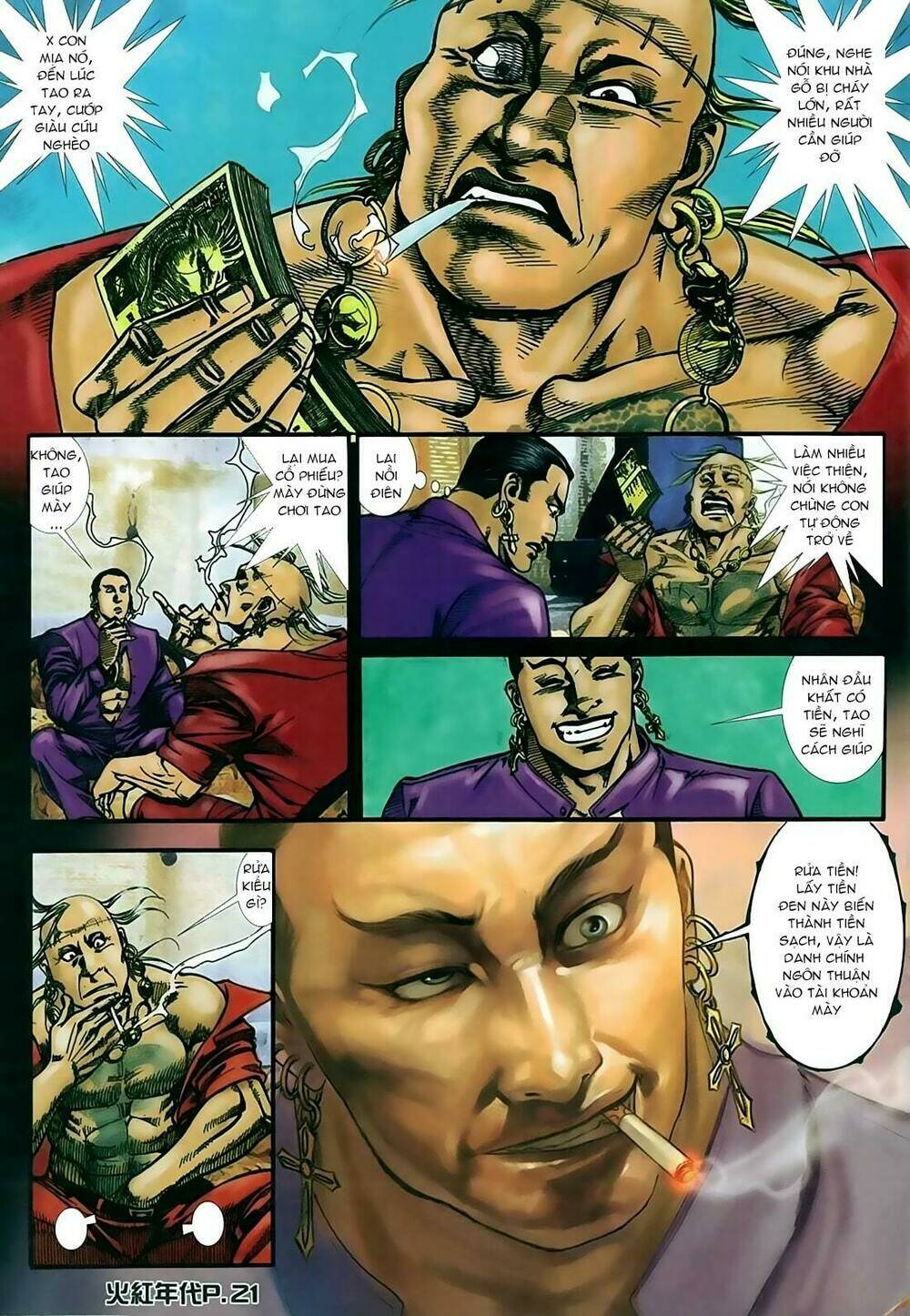 hỏa hồng niên đại hắc cốt đường chapter 125 19