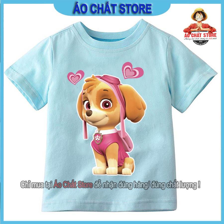 (Nhiều màu) Áo thun đội chó cứu hộ trẻ em | Áo Paw Patrol SKYE tay ngắn cho bé trai | bé gái đẹp PA11 | Áo Chất Store