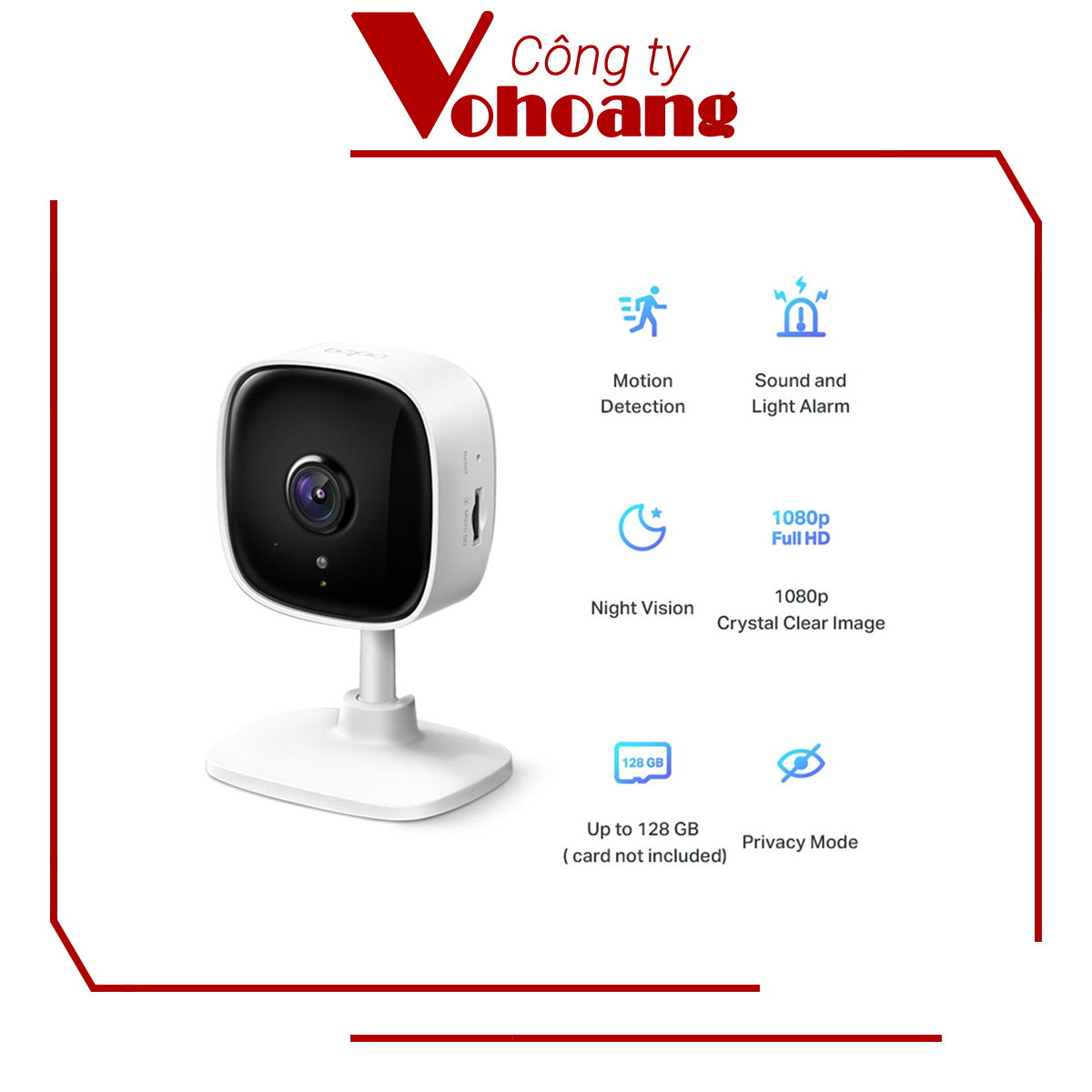 Camera WiFi Thông Minh TP-Link Tapo C100 An Ninh Cho Gia Đình - Hàng Chính Hãng