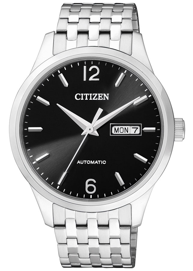 Đồng Hồ Nam Citizen Dây Thép Không Gỉ NH7500-53E - Mặt Đen (Sapphire)